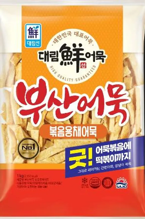 대림선부산어묵볶음용채어묵,1Kg,사조대림,냉동 이미지