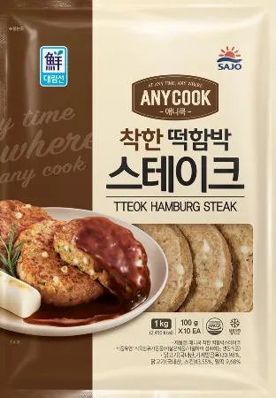 애니쿡착한떡함박스테이크,1Kg,사조대림,냉동
