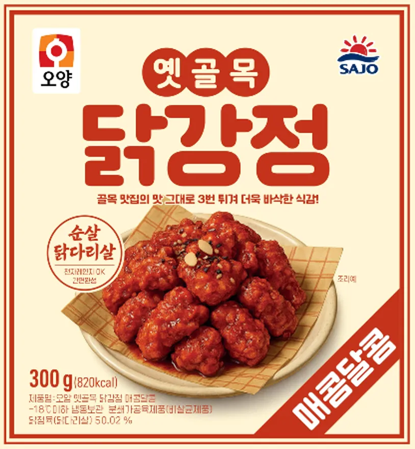오양옛골목닭강정매콤달콤,300g,(사조오양,냉동) 이미지