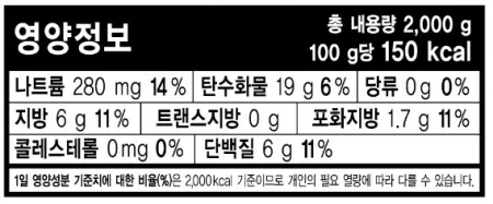 쫄면, 2Kg, 천일식품, 냉동 이미지