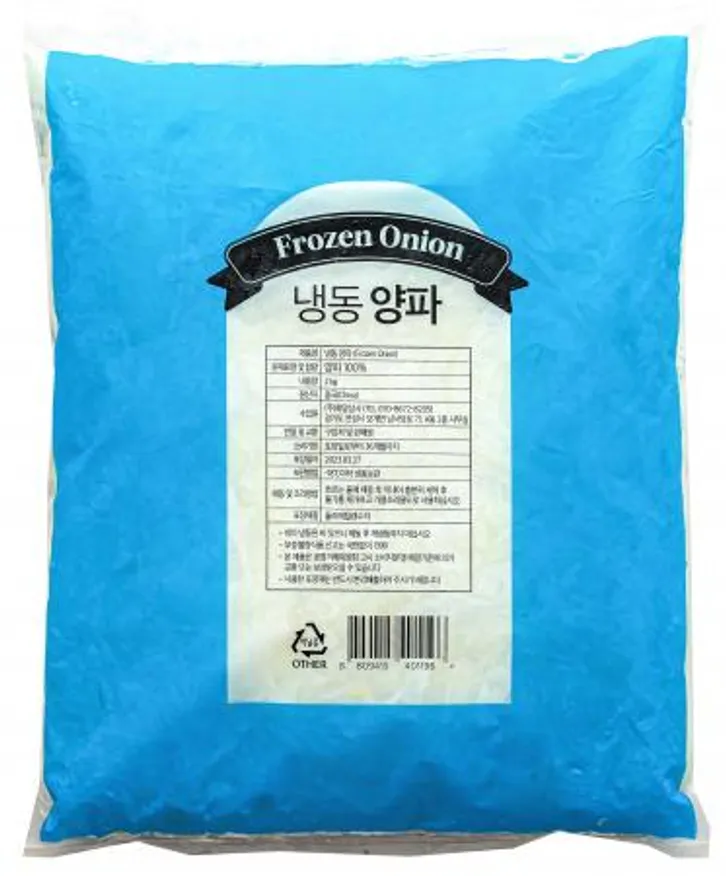 양파,2Kg(2cm반달썰기,개별냉동),상품,냉동,중국 이미지