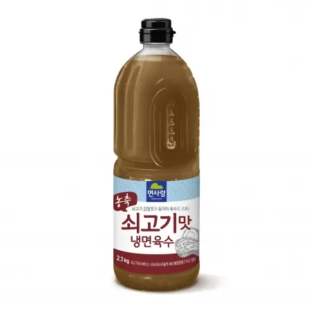 농축쇠고기맛냉면육수,2.1Kg,면사랑,실온