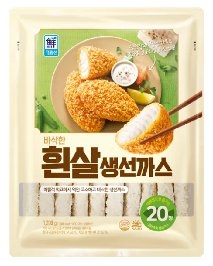 생선까스, 1.2Kg, 사조대림, 냉동 이미지