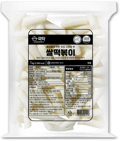쌀떡볶이떡,1Kg,동성식품,냉장