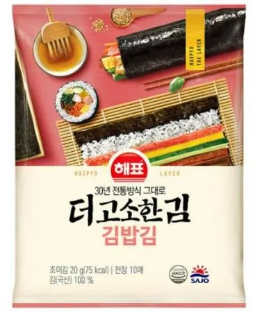 더고소한김밥용김, 20g, 사조대림,실온