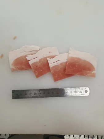 돈육,1Kg(5*5*0.4cm),전지,냉동,불고기용,국산,밀봉/진공포장 아님
