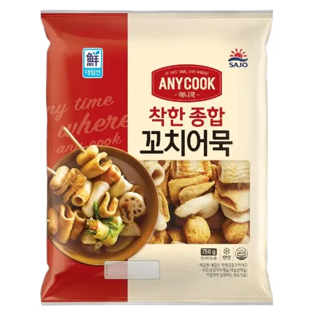 애니쿡착한종합꼬치어묵,750g,사조대림,냉동