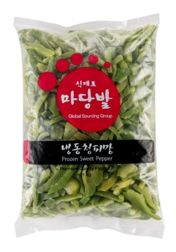 청피망, 1Kg, 상품,냉동,슬라이스,중국 이미지