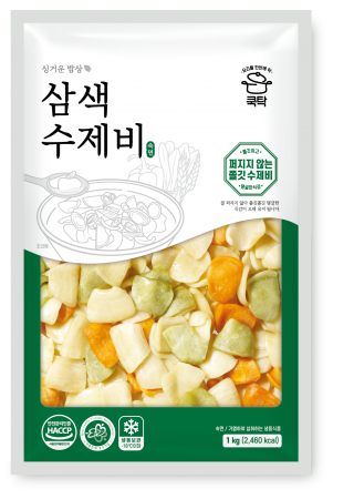 삼색수제비(동성식품,냉동,수입)