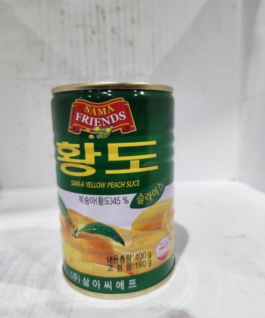 황도슬라이스,400g,삼아,실온