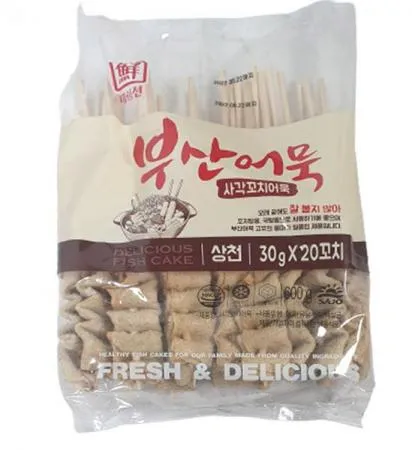 사각어묵꼬치어묵, 600g, 사조대림,냉동