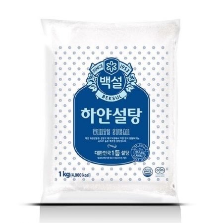 흰설탕 백설하얀설탕,3Kg,CJ제일제당,실온