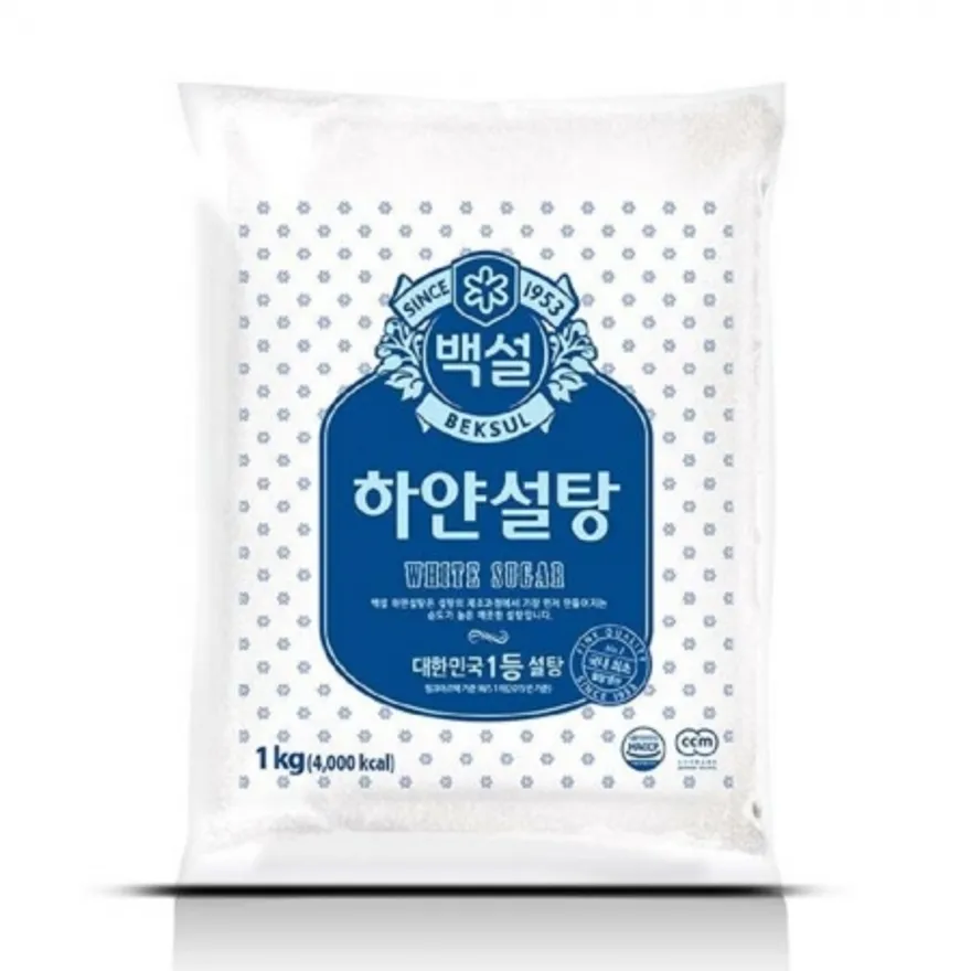 흰설탕 백설하얀설탕,3Kg,CJ제일제당,실온 이미지