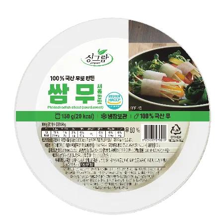 쌈무새콤한맛150g*24입(싱그람,냉장,국산)