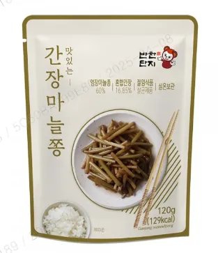 간장마늘쫑지,마늘쫑절임(소용량), 1.2Kg, 반찬단지, 냉장, 중국