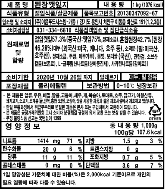 상품정보제공고시