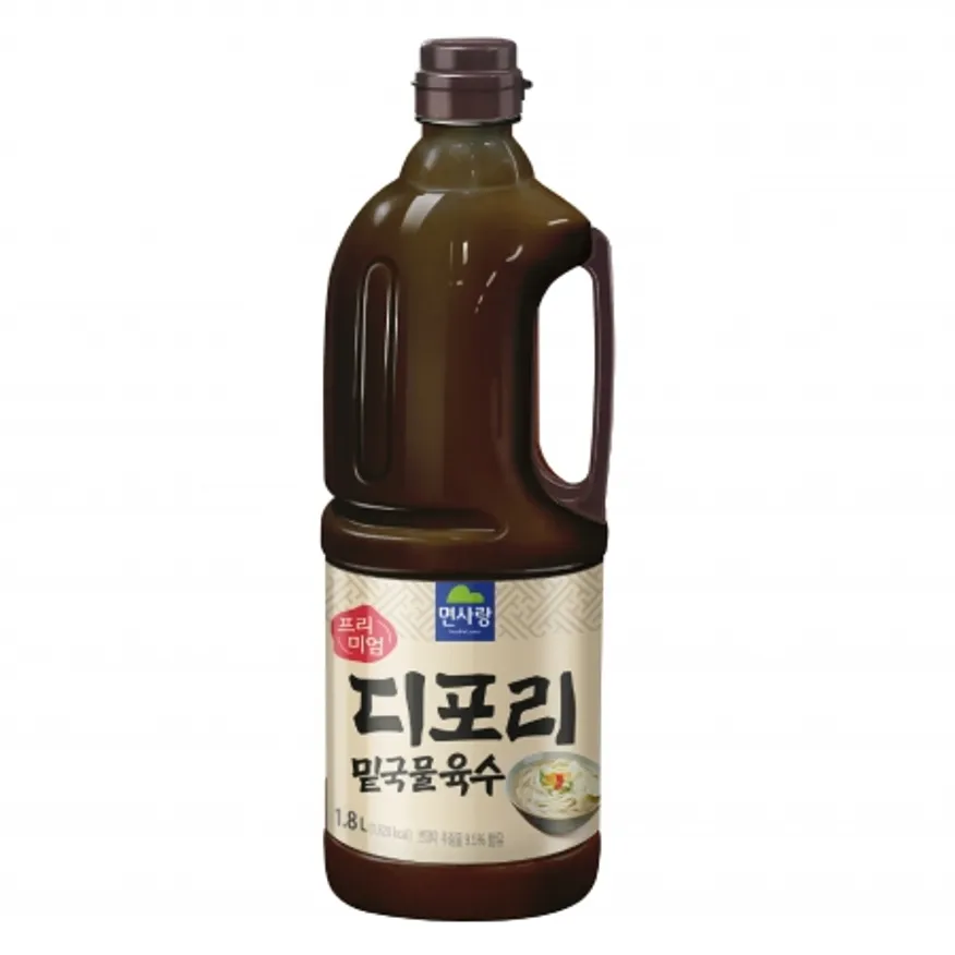 밑국물용디포리육수,1.8L,면사랑,실온 이미지
