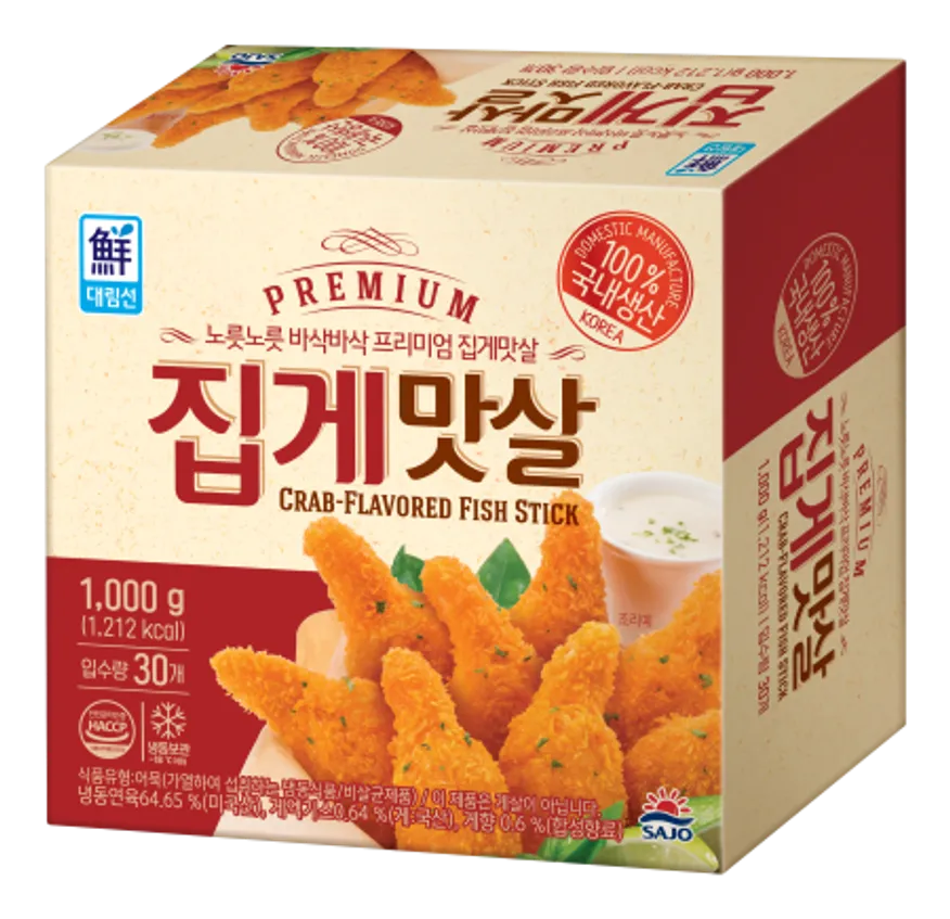 프리미엄집게맛살, 1Kg, 사조대림, 냉동 이미지
