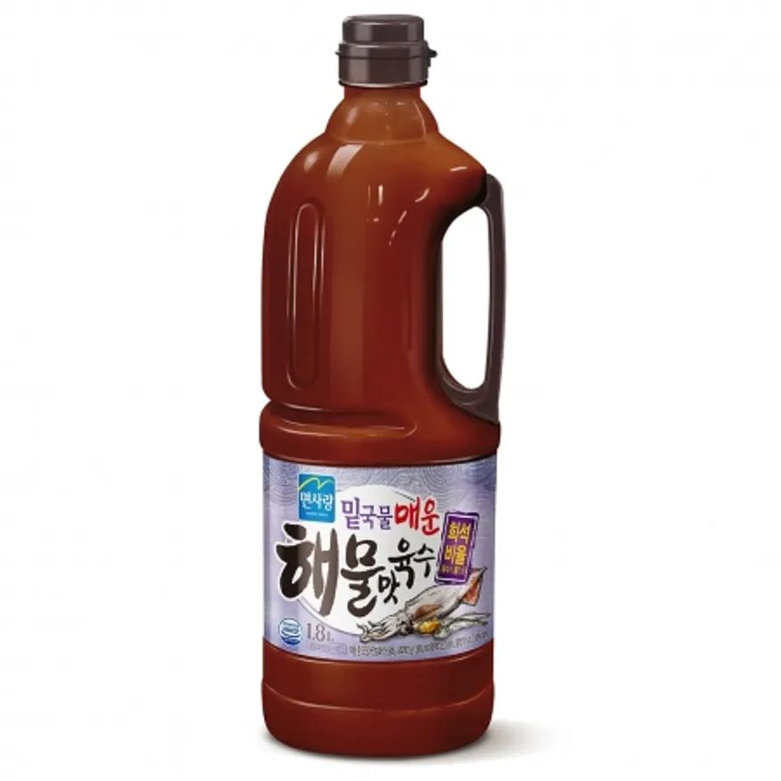 밑국물용매운해물맛육수,1.8Kg,면사랑,냉장 이미지
