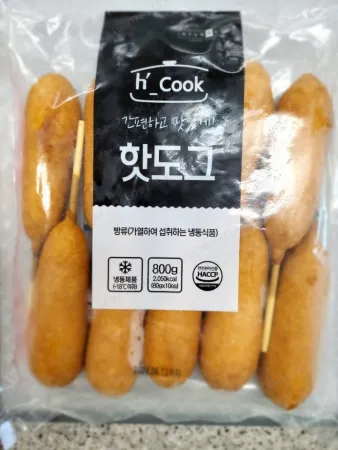 핫도그, 800g, 냉동