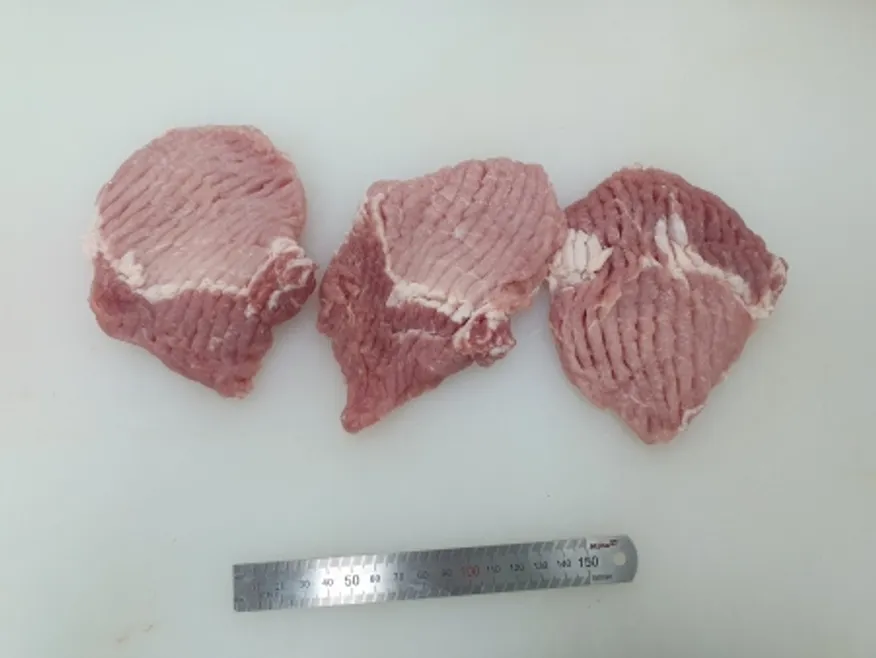 돈육,1Kg(140g/ea),등심,냉장,돈까스용,국산,밀봉/진공포장 아님 이미지
