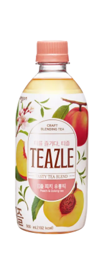 티즐피치우롱티, 500ml, 웅진식품, 실온 이미지