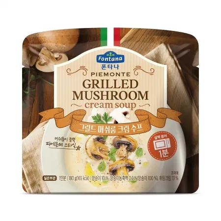 폰타나그릴드머쉬룸크림스프, 180g, 샘표식품,실온