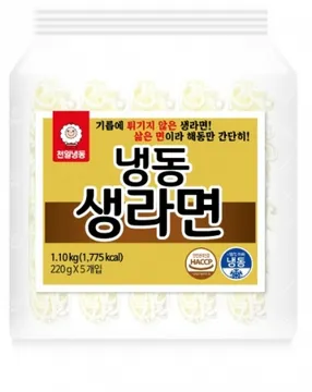 냉동생라면, 1.1Kg, 천일식품,냉동