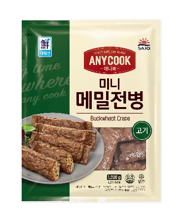 애니쿡미니메밀전병(고기),1.2Kg,사조대림,냉동