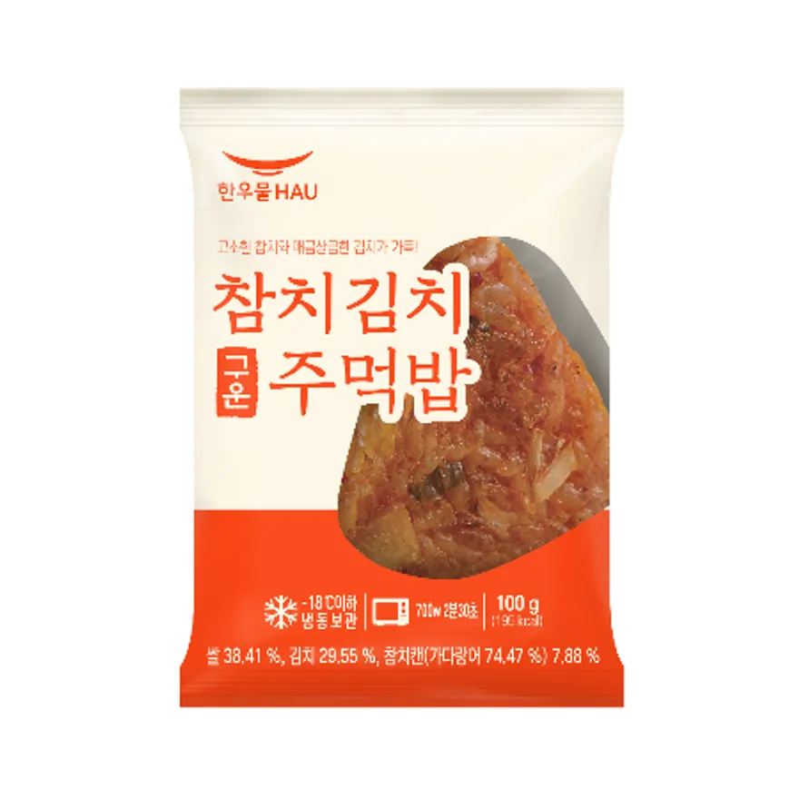 참치김치구운주먹밥,100g(한우물,냉동) 이미지