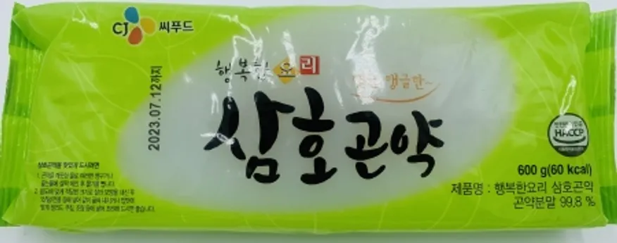 삼호곤약, 600g, CJ씨푸드,냉장 이미지