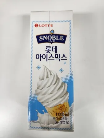 스노블아이스믹스바닐라(롯데푸드,실온)