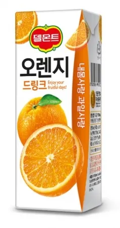 델몬트오렌지주스,190ml,롯데칠성,실온,국산