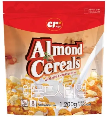 아몬드프레이크시리얼,1.2Kg,씨알,실온
