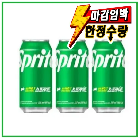 ⭐한정특가⭐스프라이트(업소용),355ml*24EA,코카콜라,실온