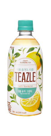티즐유자그린티, 500ml, 웅진, 실온