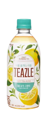티즐유자그린티, 500ml, 웅진, 실온