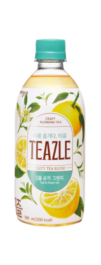 티즐유자그린티, 500ml, 웅진, 실온 이미지