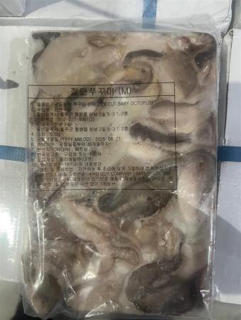 절단주꾸미(size M), 500g/pk, (상품,냉동,베트남)