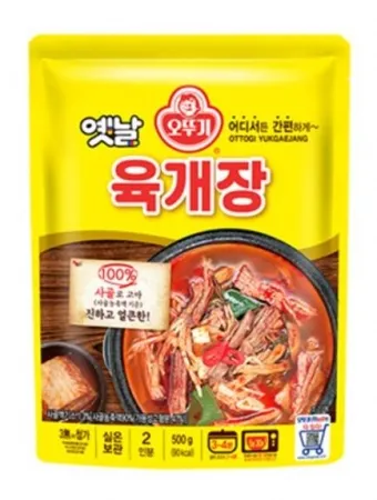 육개장, 500g, 오뚜기,실온