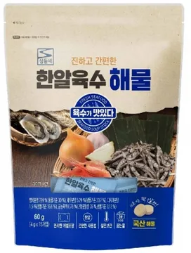 섬들채한알육수해물, 4g*15개, 실온, 국산