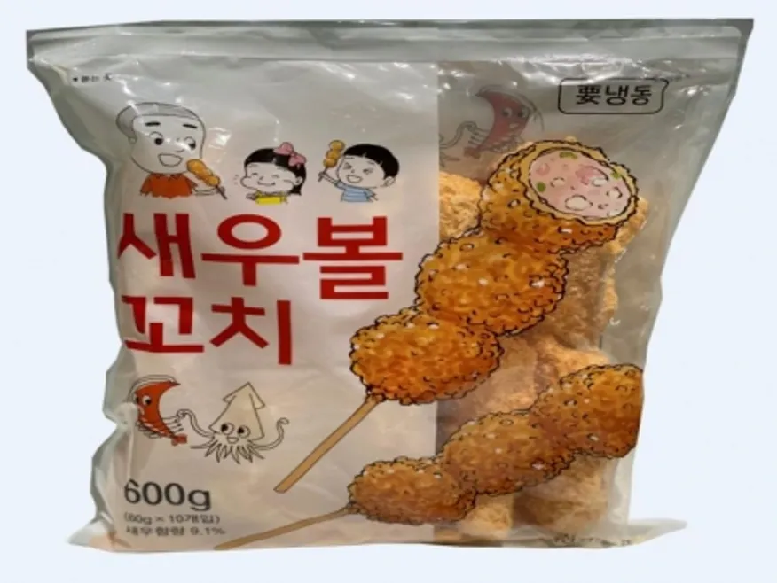새우볼꼬치, 600g, 가토코,냉동 이미지
