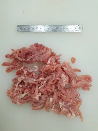 돈후지,잡채용,1Kg(0.5*0.5*5~6cm),냉장,국산,밀봉/진공포장 아님
