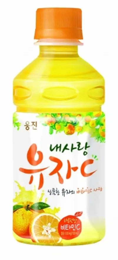 내사랑유자C, 280ml, 웅진식품,실온 이미지