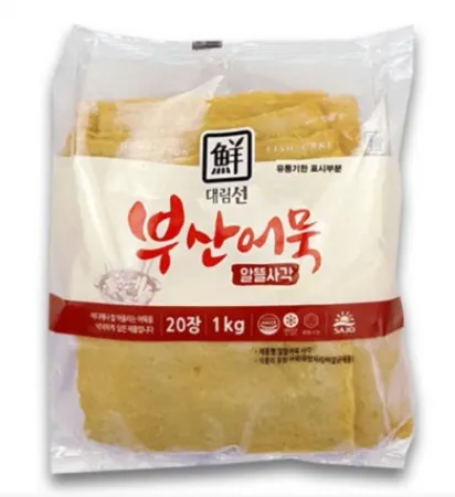 알뜰사각어묵, 1Kg, 사조대림, 냉장