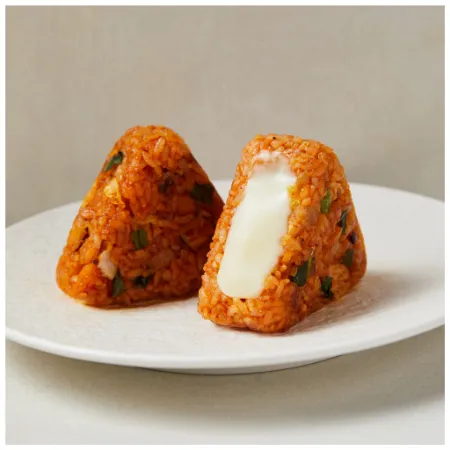 ⭐간편식⭐치즈닭갈비구운주먹밥, 100g(쌀, 외국산), 한우물, 냉동 이미지