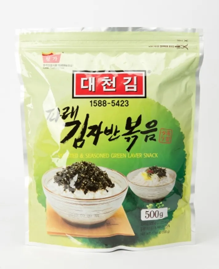 파래김자반볶음,500g,대천맛김,실온 이미지