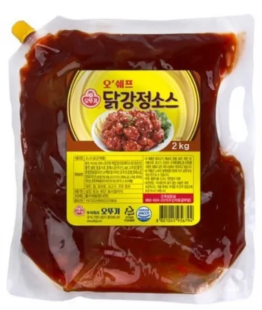 오쉐프닭강정소스,2Kg,오뚜기,실온