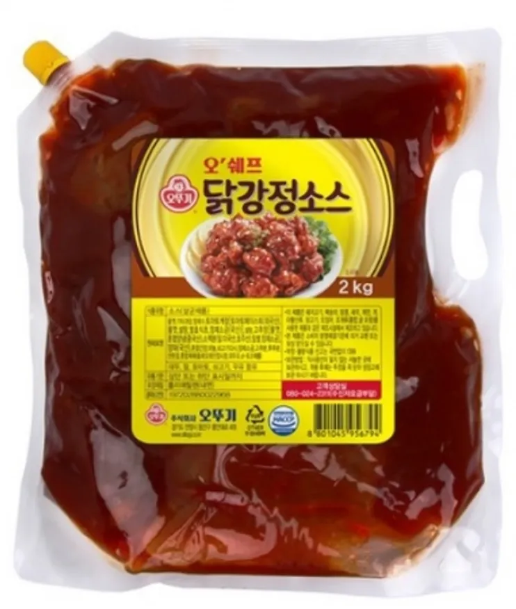 오쉐프닭강정소스,2Kg,오뚜기,실온 이미지