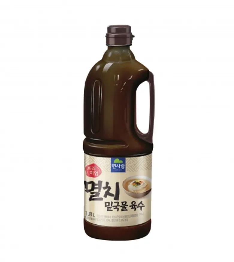 밑국물용멸치육수,1.8L,면사랑,실온 이미지